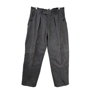 VINTAGE GERMAN ALPINE Sportra Munchen Trousers Men 34 Wool WATERPROOF LINED
